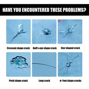 Car Windshield Crack Repair Kit