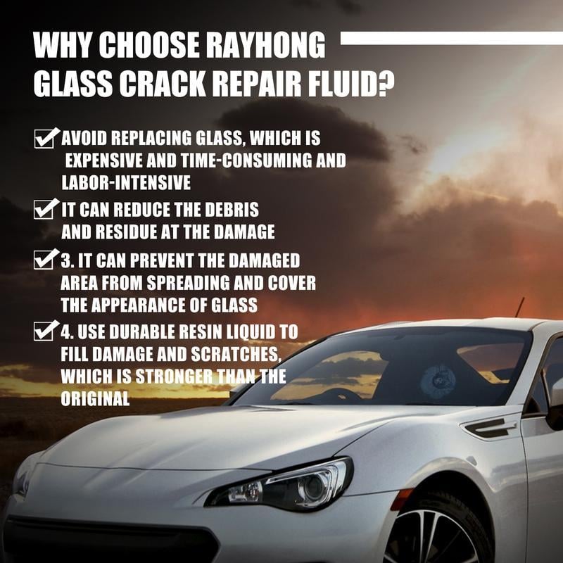 Car Windshield Crack Repair Kit